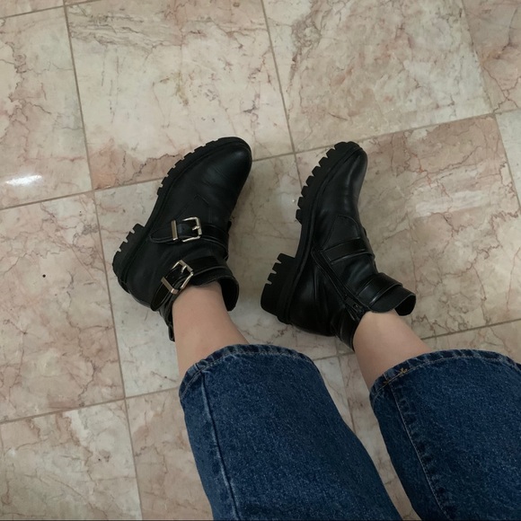 ALDO Ankle Moto Boots - Picture 5 of 10